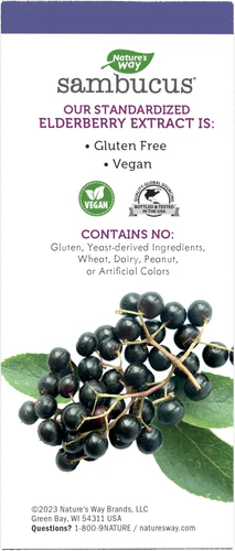 Nature's Way Sambucus Relief Adult Syrup 4 Oz