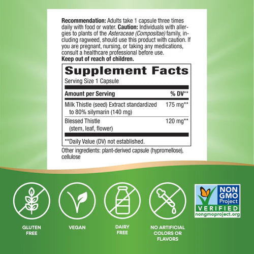 Nature's Way Milk Thistle Premium Blend 60 Vgn Cp