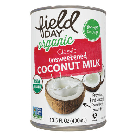 FIELD DAY Classic Unsweetened Coconut Milk 13.5 OZ