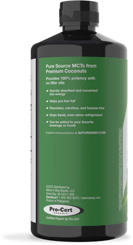 Nature's Way MCT Oil From Coconut 30 Fl Oz