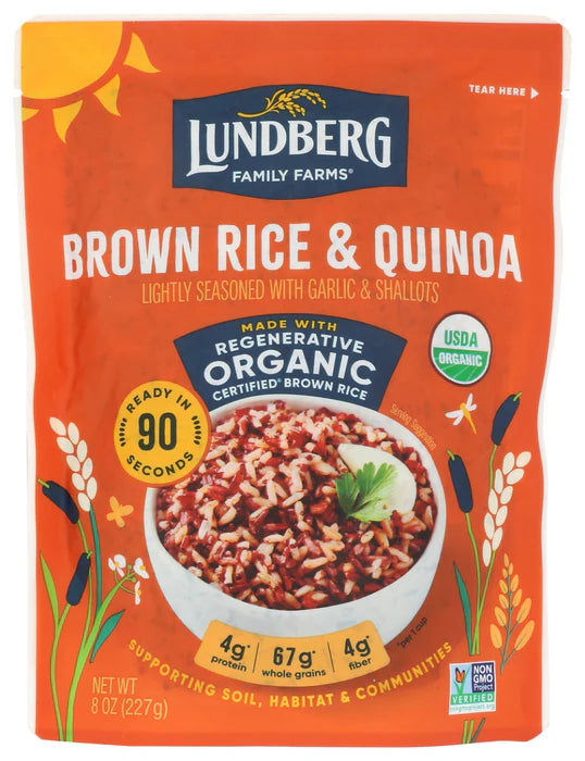 LUNDBERG FAMILY FARMS Brown Rice Quinoa Blend 8 OZ