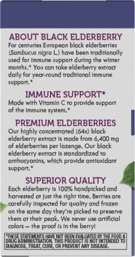 Nature's Way Sambucus Original Lozenge 30 Loz