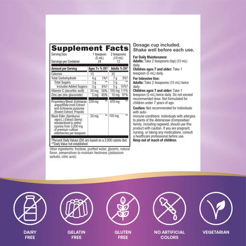 Nature's Way Sambucus Immune Syrup 4 Fl Oz