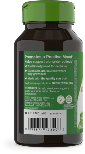 Nature's Way St. John’s Wort Herb 100 Vgn Cp