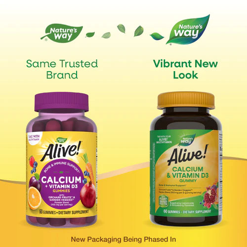 Nature's Way Alive!® Calcium + D3 Gummies 60 Gummies