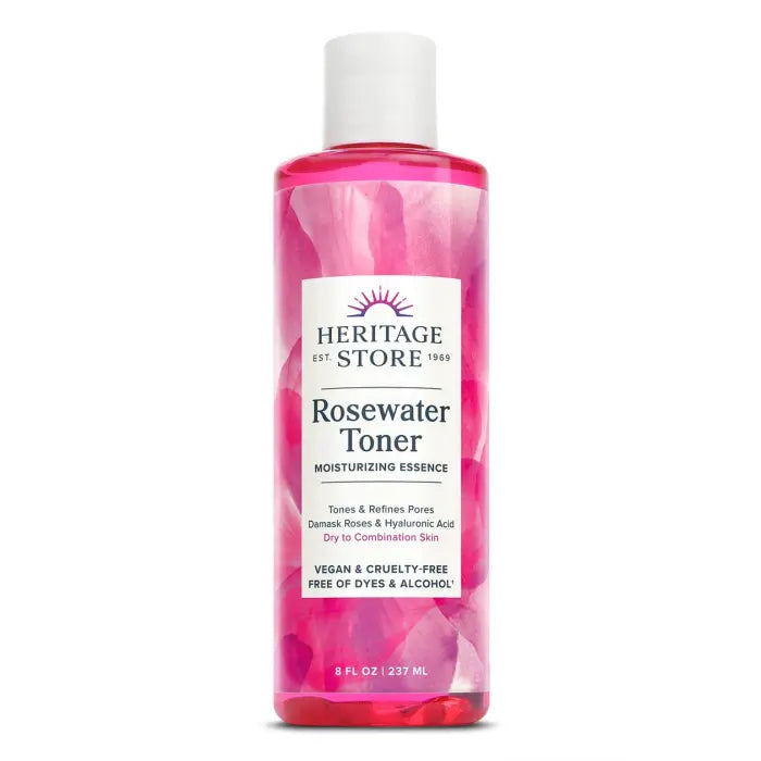 Heritage Store Rosewater Toner 8floz