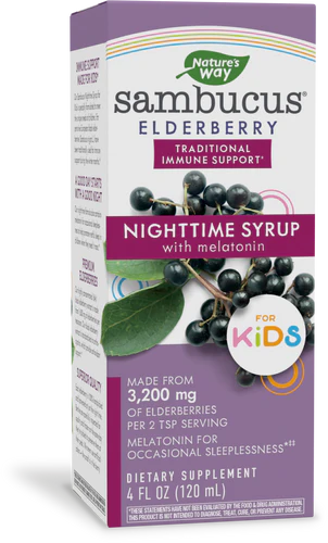 Nature's Way Sambucus Kids NightTime™ Syrup w/ Melatonin 4 Fl Oz