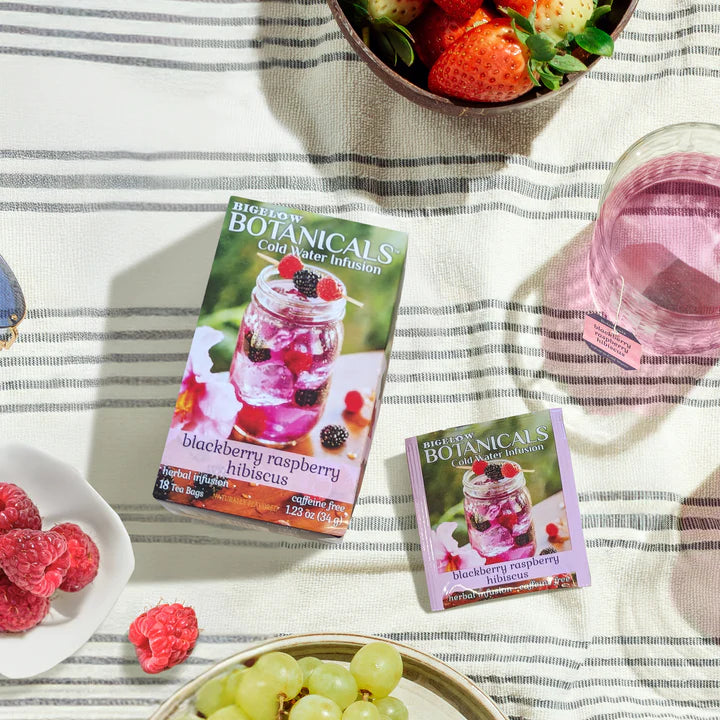 Cold Water Infusion Blackberry Raspberry Hibiscus