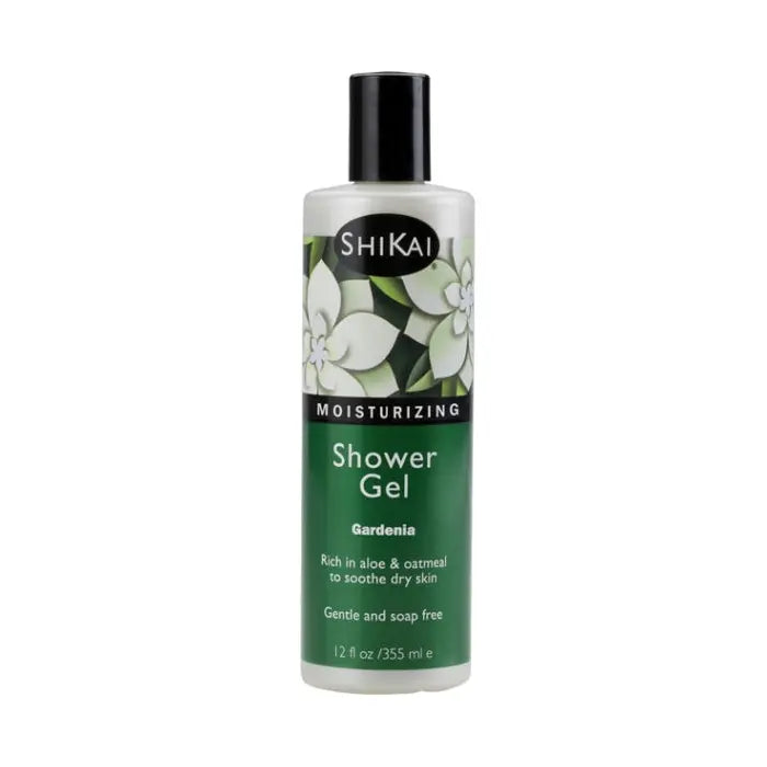 SHIKAI MOIST SHW GEL WH GARDENIA 12OZ