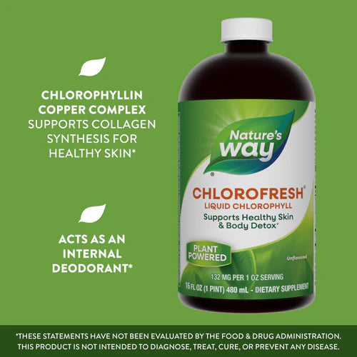 Nature's Way Chlorofresh® Liquid Chlorophyll Unflavored 16 Fl Oz