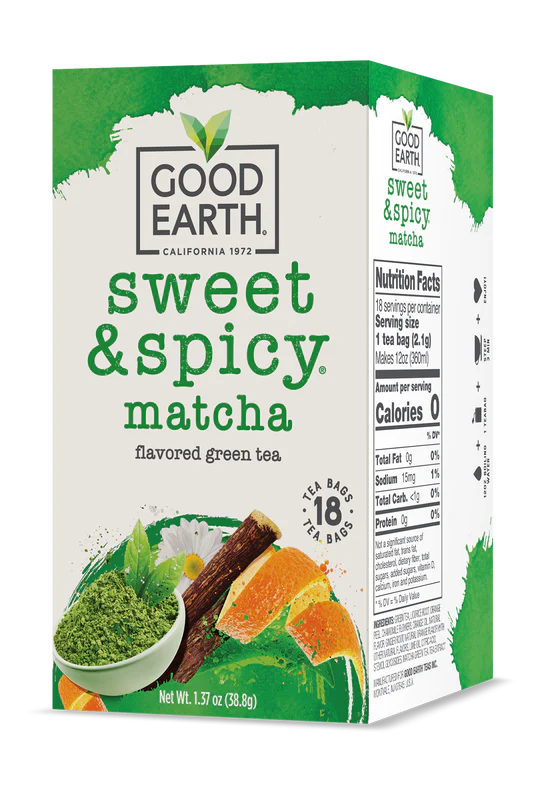 GOOD EARTH TEAS Matcha Maker Green Tea 18 BAG