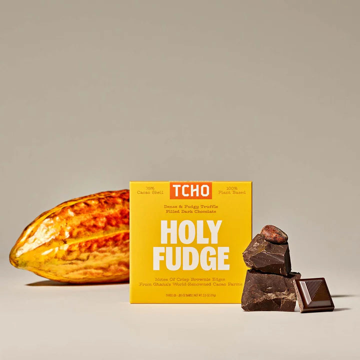 TCHO CHOCOLATE Holy Fudge Singles .83 OZ