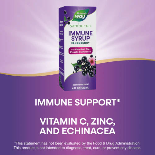 Nature's Way Sambucus Immune Syrup 4 Fl Oz
