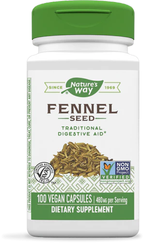 Nature's Way Semilla de Hinojo 100 Cápsulas Veganas