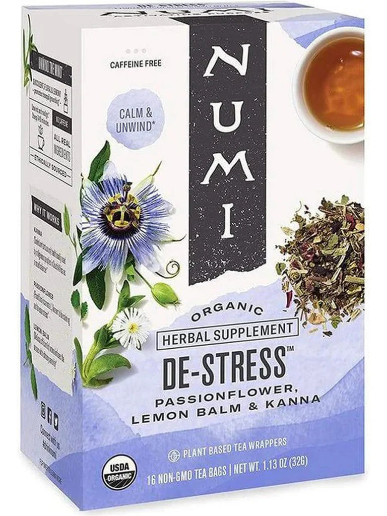 NUMI TEAS De-Stress Tea 16 BAG