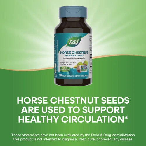 Nature's Way Horse Chestnut Premium Extract 90 Vgn Cp