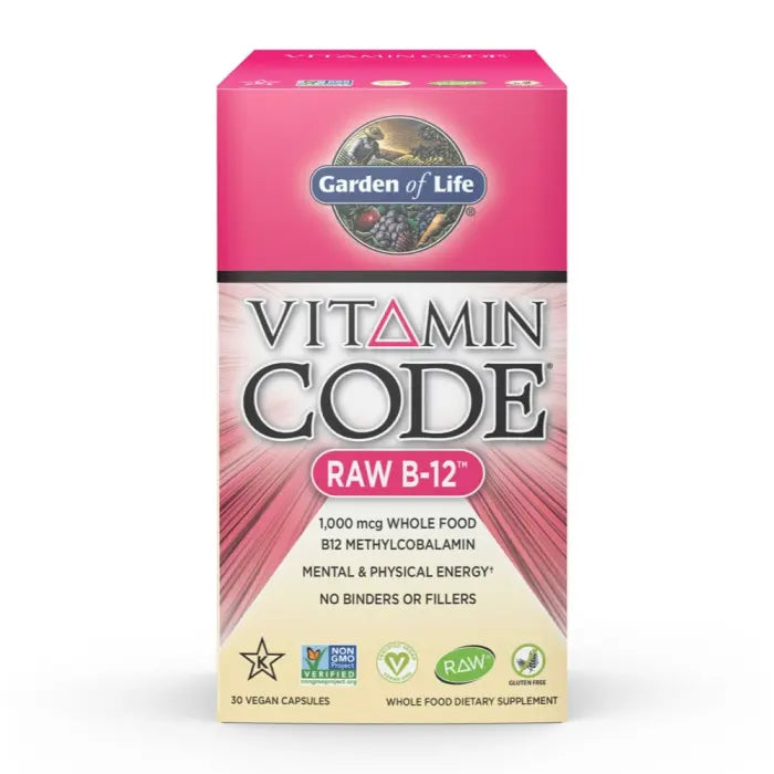 Garden of Life Vitamin Code Raw B-12 30ct CAPSULES