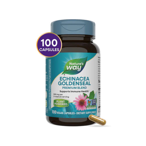 Nature's Way Echinacea Goldenseal Premium Blend 100 Vgn Cp