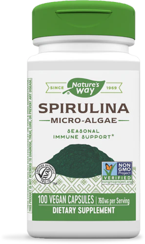 Nature's Way Spirulina Micro-Algae 100 Vgn Cp