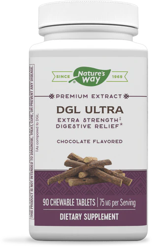 Nature's Way DGL ULTRA German Chocolate 90 Chw Tb