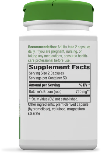 Nature's Way Butcher’s Broom Root 100 Vgn Cp