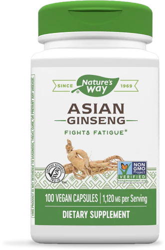 Nature's Way Ginseng, Asian 100 Vgn Cp