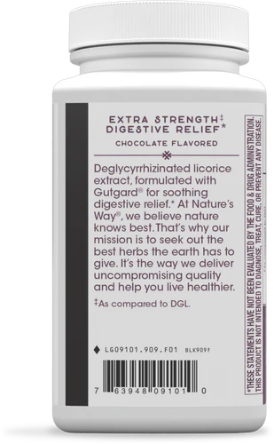 Nature's Way DGL ULTRA German Chocolate 90 Chw Tb