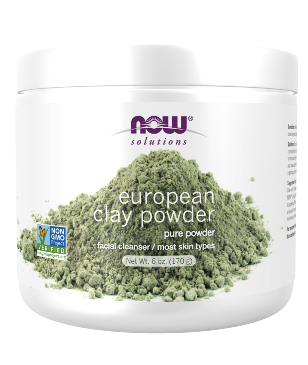 Now EUROPEAN CLAY POWDER 6 OZ