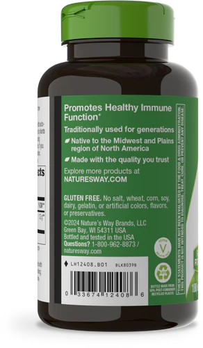 Nature's Way Echinacea Purpurea Herb 180 Vgn Cp