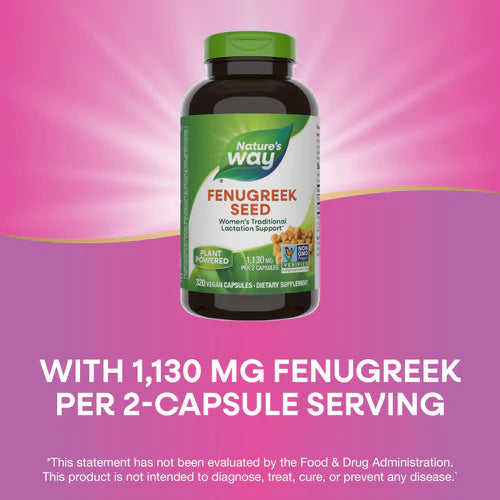 Nature's Way Fenugreek Seed 320 Vgn Cp