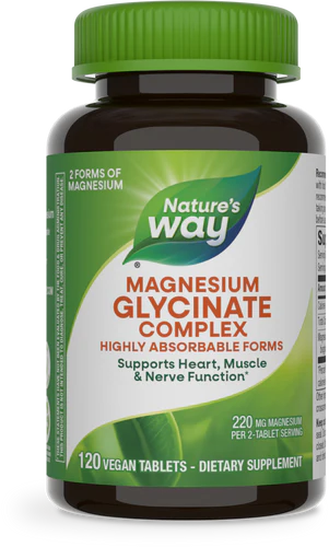 Nature's Way Magnesium Glycinate Complex 120 Tb