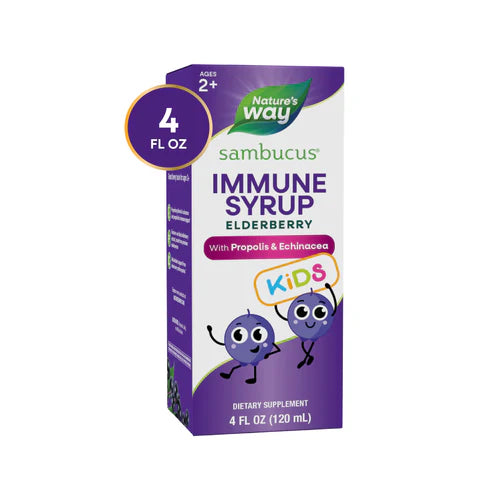 Nature's Way Sambucus Immune Syrup for Kids 4 Fl Oz