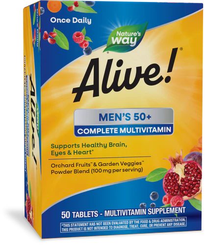Nature's Way Alive!® Men's 50+ 50 Tabs 3/bnd