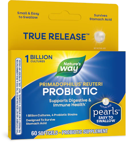 Nature's Way Primadophilus® Reuteri Pearls 60 Sg