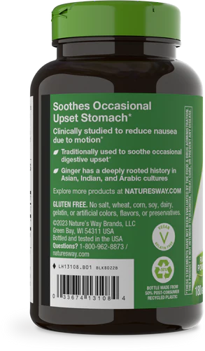 Nature's Way Ginger Root 180 Vgn Cp