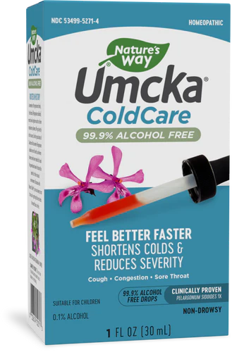 Nature's Way Umcka® ColdCare 99.9% Alcohol-Free Drops 1 Fl Oz
