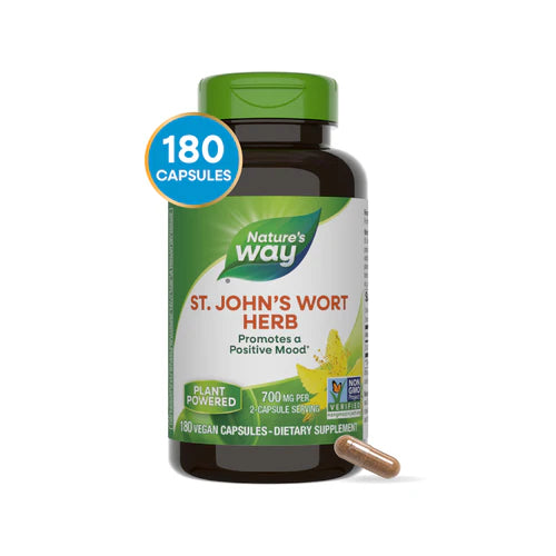 Nature's Way St. John’s Wort Herb 180 Vgn Cp