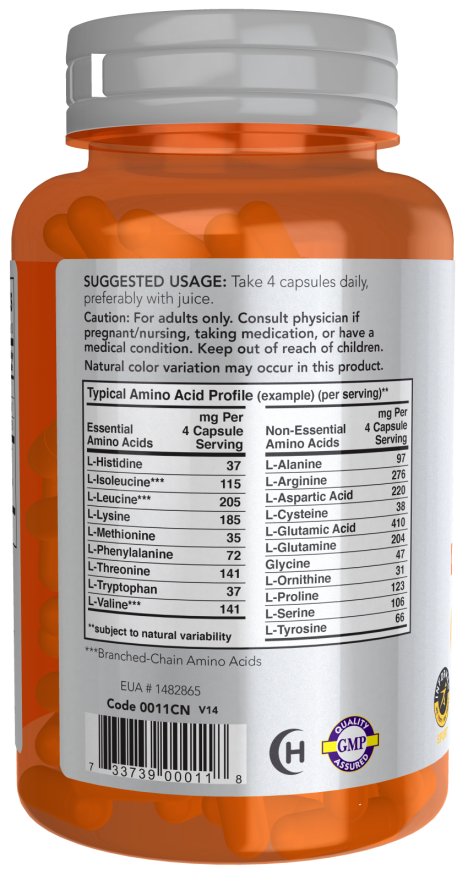 Now AMINO COMPLETE   360 VCAPS