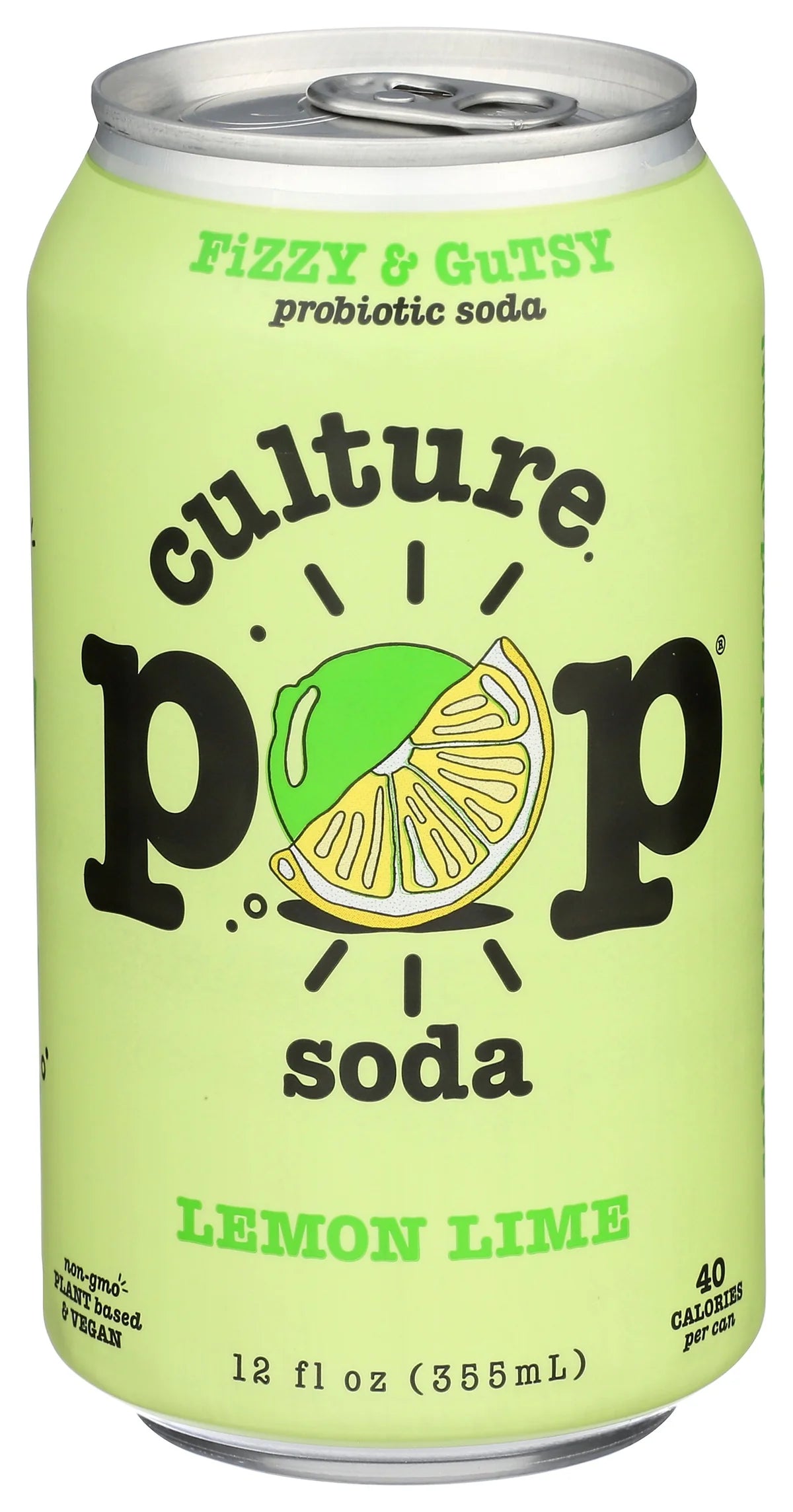 CULTURE POP SODA Lemon Lime Soda Singles 12 OZ