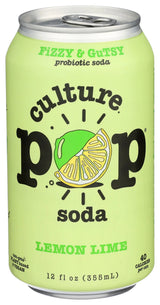 CULTURE POP SODA Lemon Lime Soda Singles 12 OZ