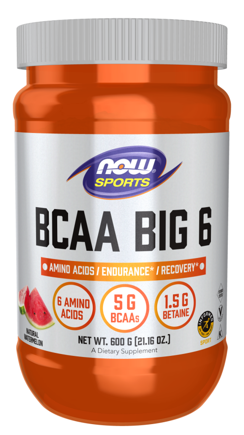 Now BCAA BIG 6 POWDER - WATERMELON FLAVOR  600 G