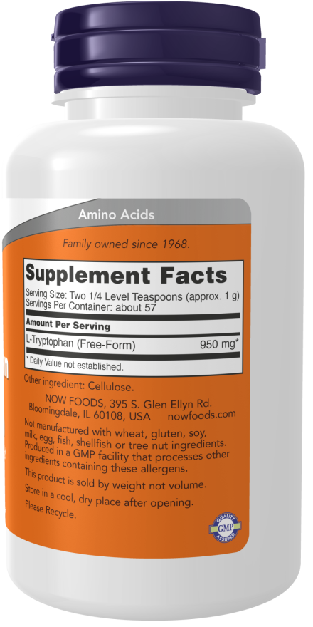 Now L-TRYPTOPHAN POWDER 2 OZ