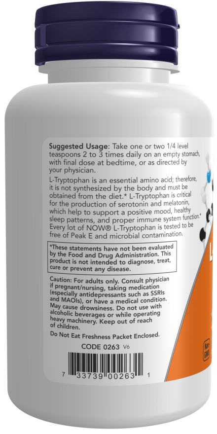 Now L-TRYPTOPHAN POWDER 2 OZ