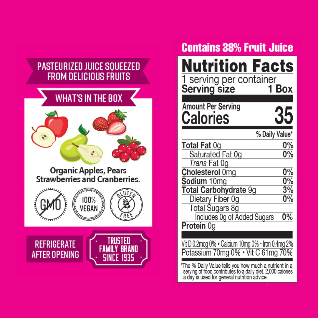 LAKEWOOD Fruit Punch Juice 6.75 OZ