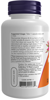 Now NIACINAMIDE 500mg  100 VCAPS