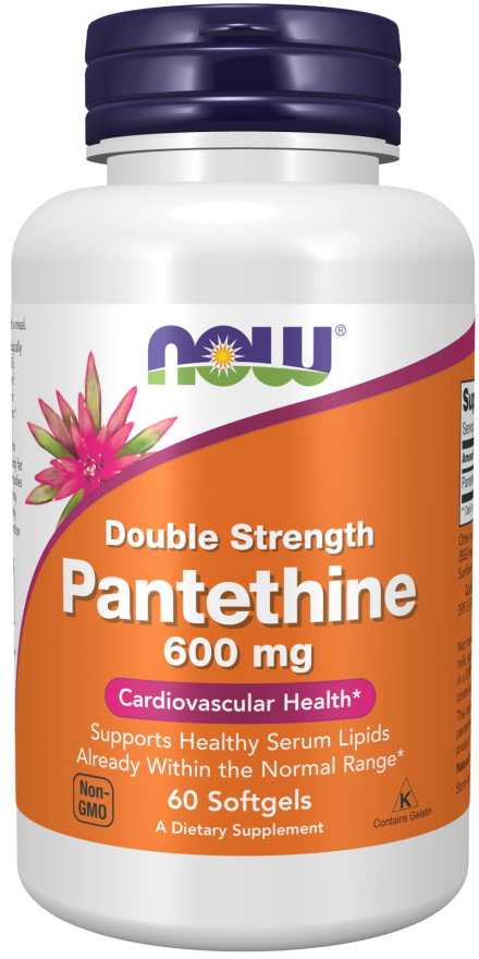 Now PANTETHINE 600MG   60 SGELS