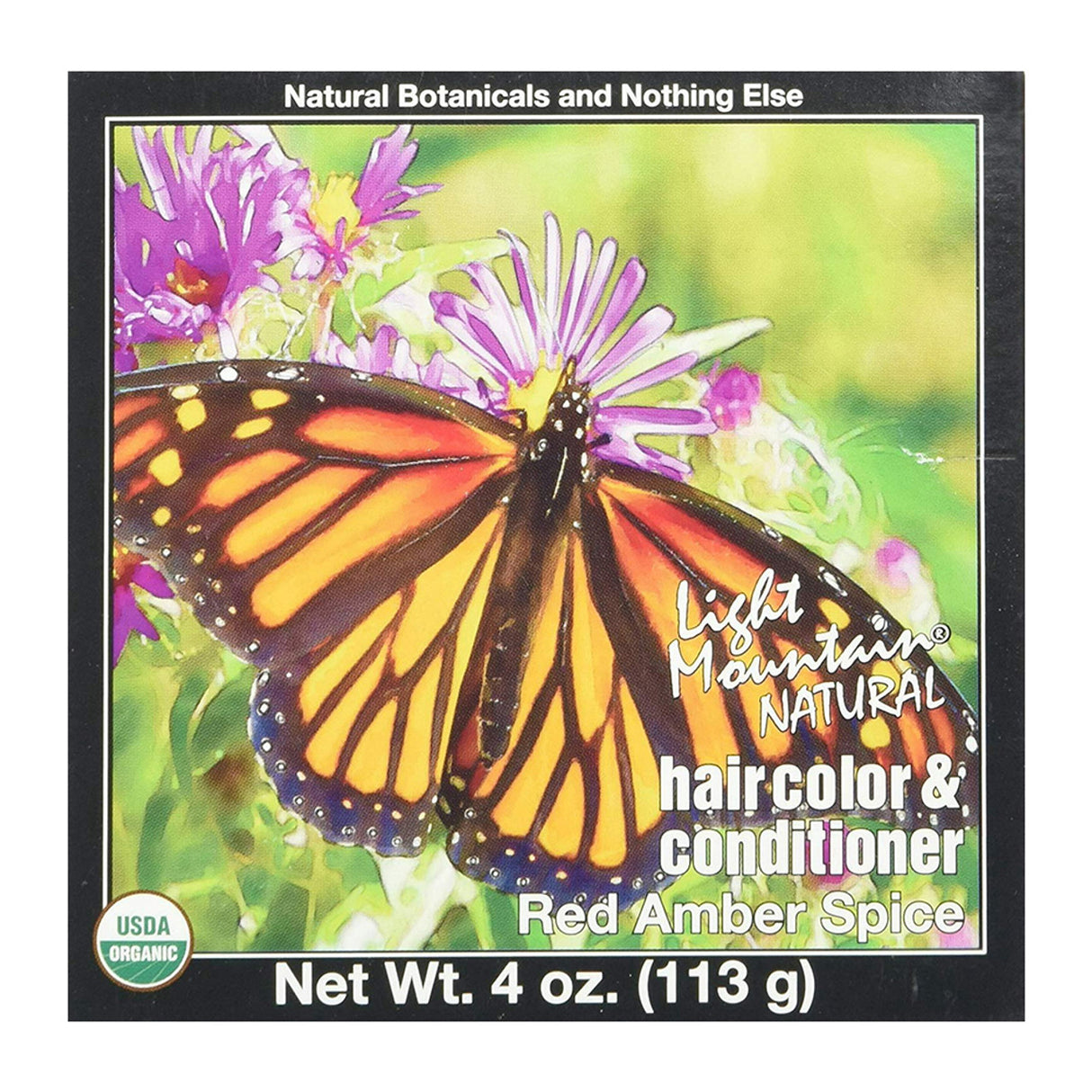 LIGHT MOUNTAIN HENNA RED AMBER HAIR COLOR 4OZ