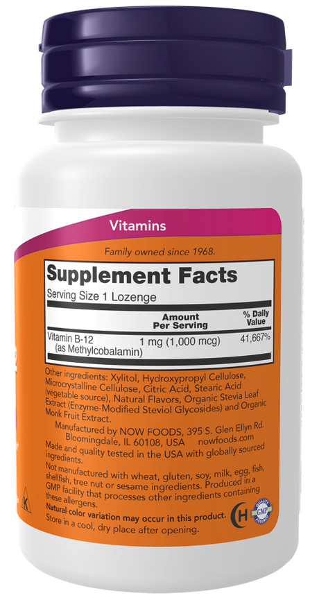 Now METHYL B-12 1000mcg  100 LOZ