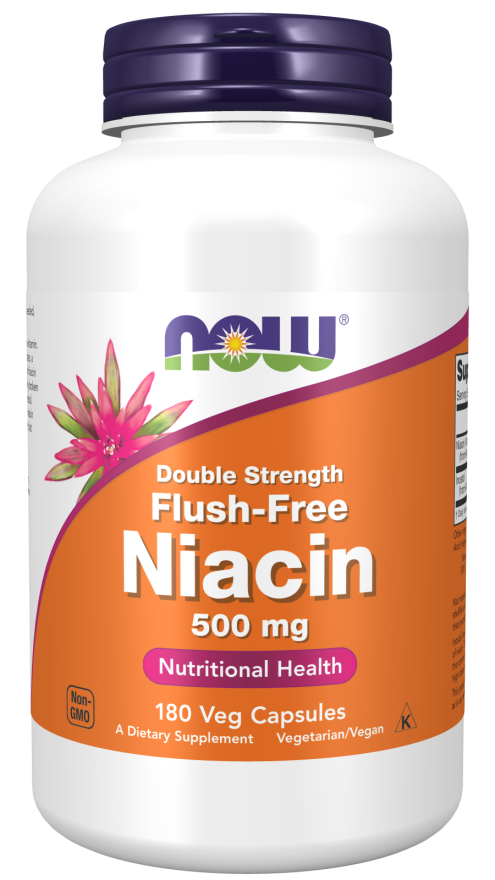 Now FLUSH FREE NIACIN 500mg   180 VCAPS