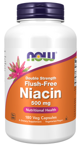 Now FLUSH FREE NIACIN 500mg   180 VCAPS